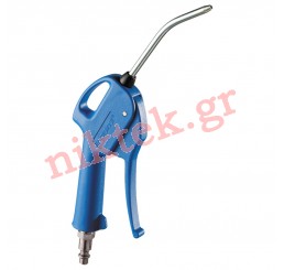 Blow gun with metal nozzle - fitted with plug