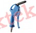 Blow gun with silent nozzle - fitted with plug